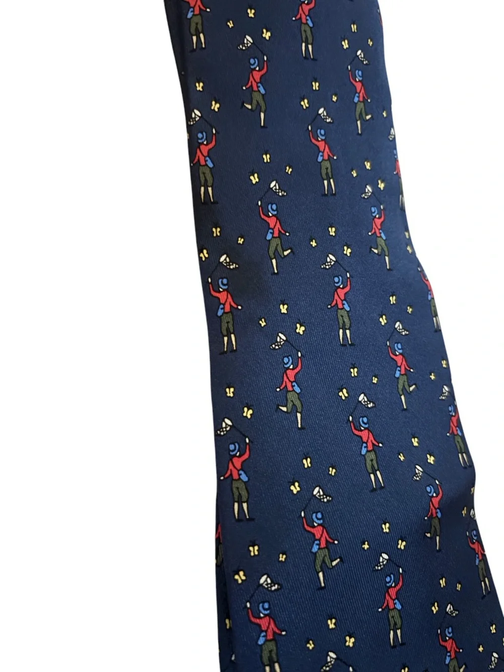HERMÈS silk tie